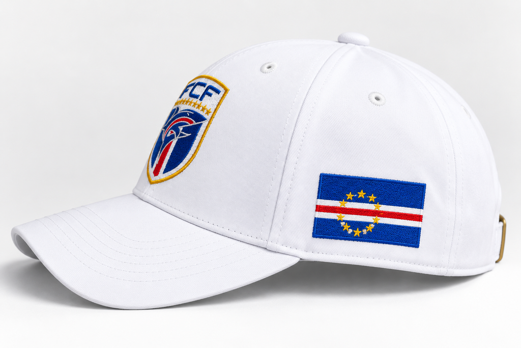 Cabo Verde FCF Embroidered Cap – White