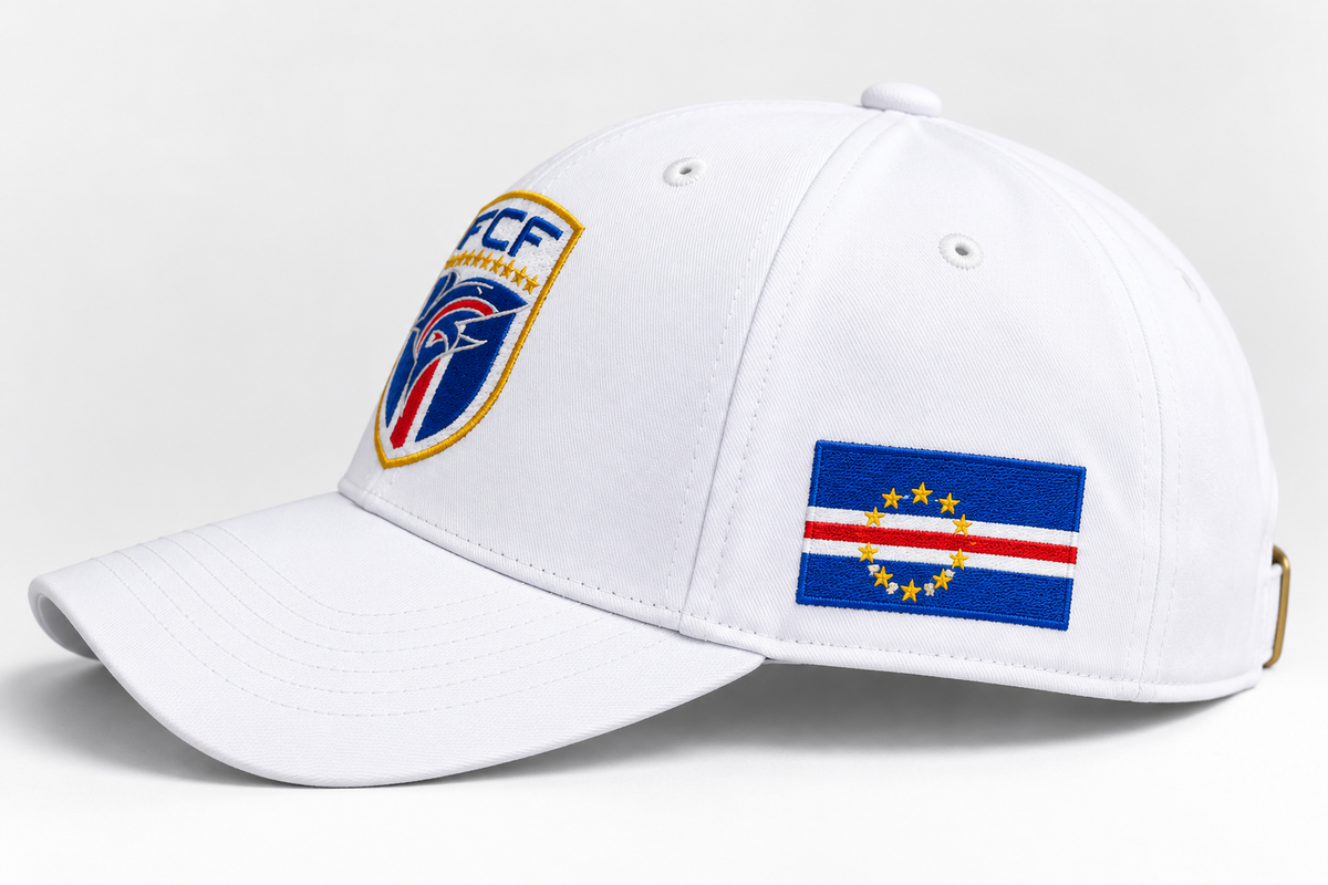 Cabo Verde FCF Embroidered Cap – White
