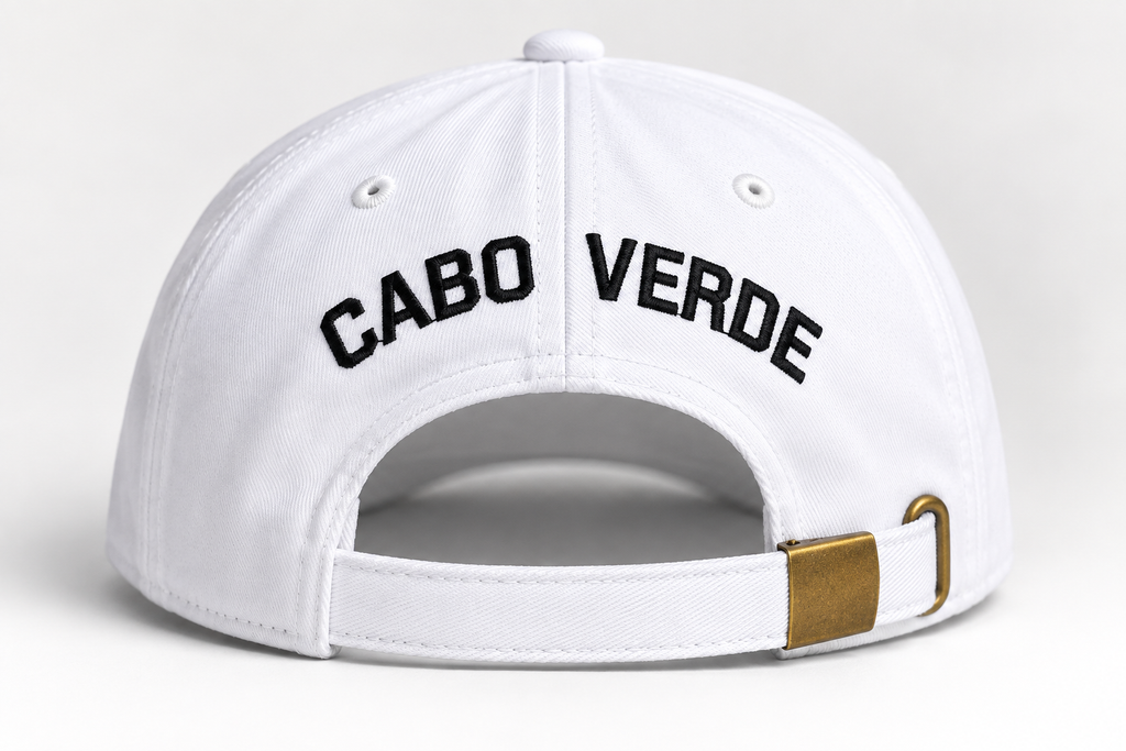 Cabo Verde FCF Embroidered Cap – White