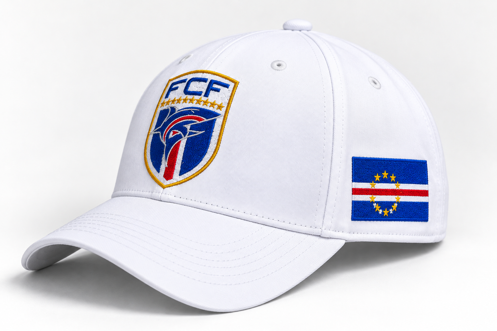 Cabo Verde FCF Embroidered Cap – White