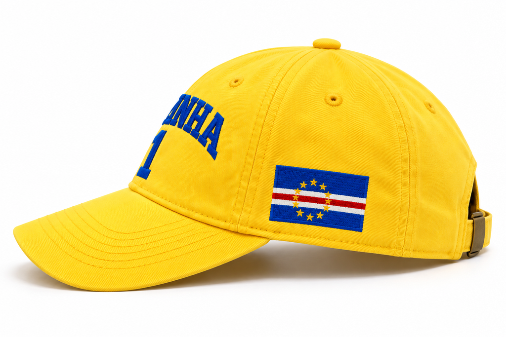 Vozinha #1 Special Edition Cabo Verde Embroidered Cap – Yellow