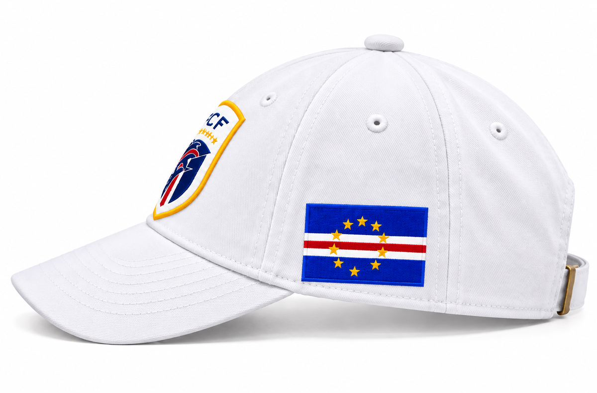 Cabo Verde FCF Embroidered Cap - White